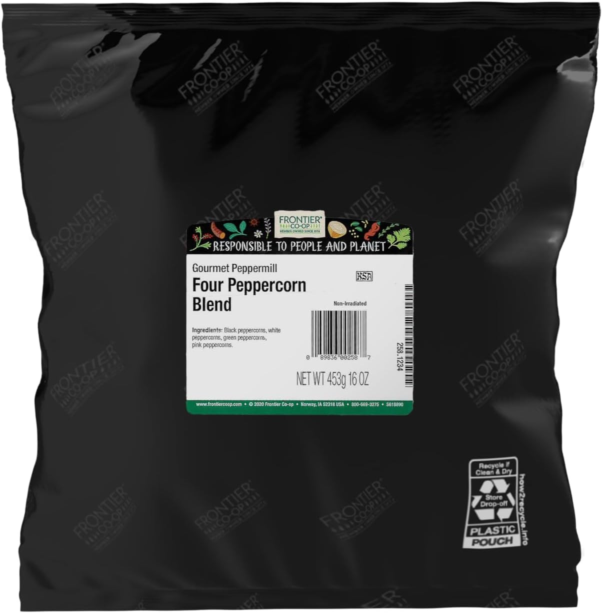 Peppermill, Gourmet Four Peppercorn Blend - Salt Free, Kosher | 16 Ounce (Pack of 1)