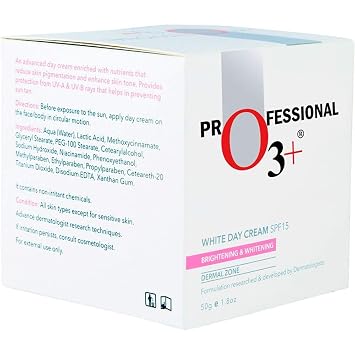 O3+ Spf 15 Day Cream - 50Ml (3 Inch), White