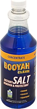 Booyah Clean Instant Salt Remover & Protectant CONCENTRATE - Perfect for Outboard Motor Flushing & Washing Salt Away, EPA Safer Choice Direct Release