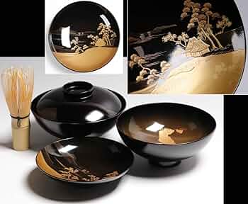 時代輪島塗 桔梗図研ぎ出し蒔絵 平椀 五客 木製 大平椀 BJ097 61VsOTFKojL._UF350,350_QL50_.jpg
