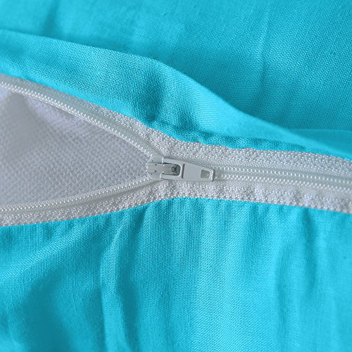 Newlake Striped Jacquard Style Cotton Throw Pillow Covers (2 Pieces, 18X18 Inch) #TOP4