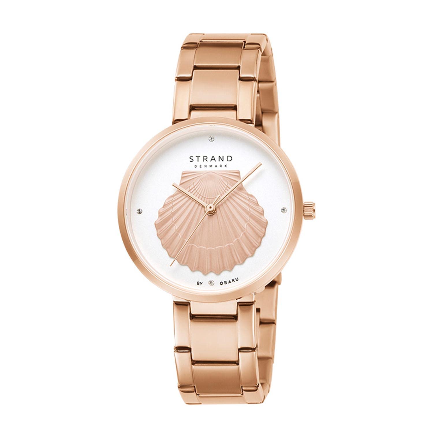 Strand By Obaku Oyster Fuscia Analog White Dial Womens Watch-S700LHVISV-DOT (B09C3BHZWL) Amazon Price History, Amazon Price Tracker