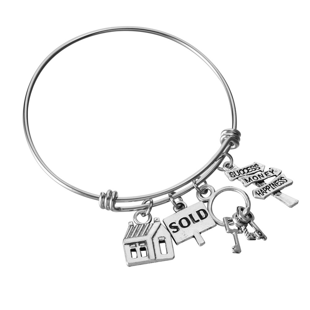 Miss Pinkrealtor Gifts For Women Real Estate Agent Charm Bracelet