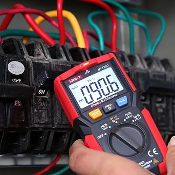 UNI-T UT125C Mini Pocket Digital Multimeter Temperature Tester Resistor Capacitor Frequency Diode NCV Test Low Voltage Display