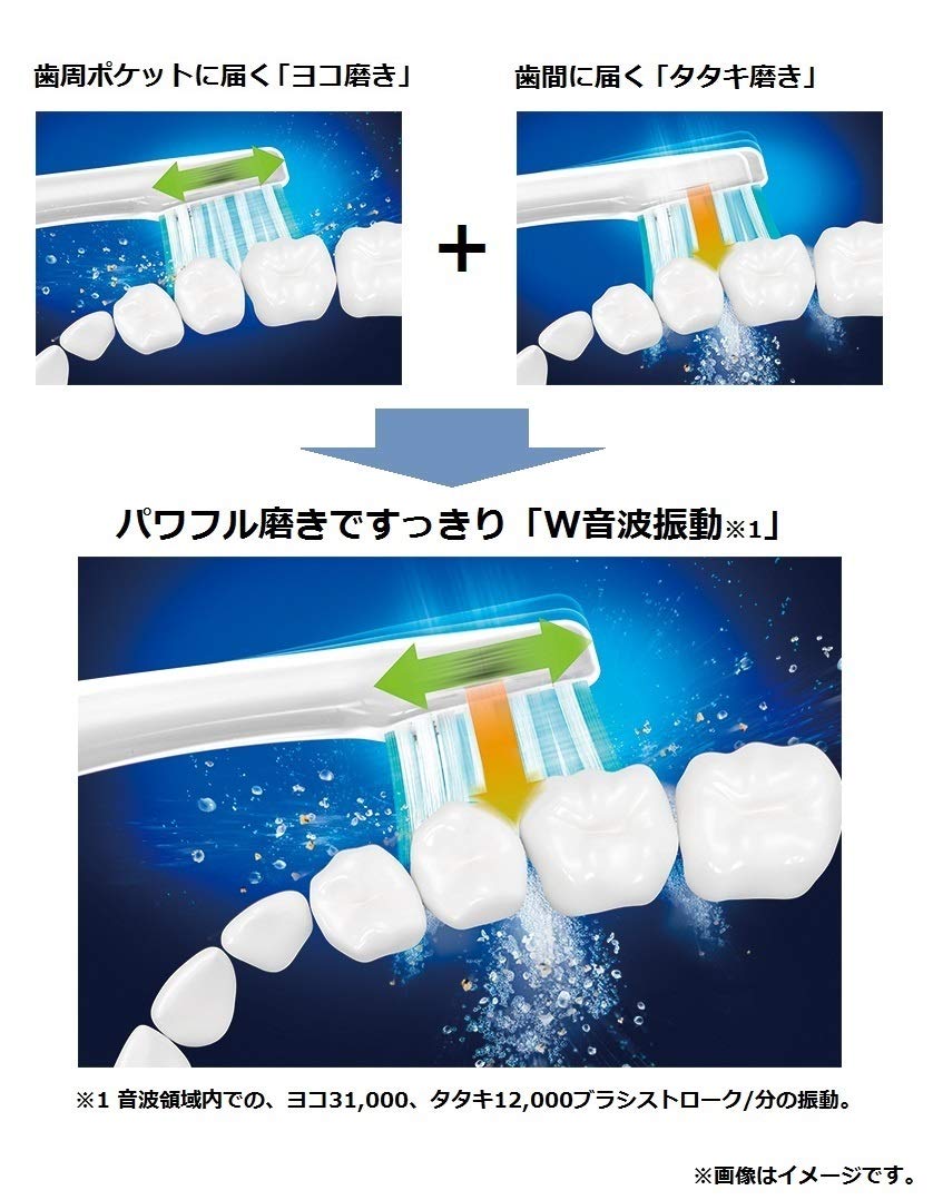 Amazon.co.jp: パナソニック 電動歯ブラシ ドルツ シルバー EW-CDP52-S  