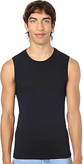 كول فانلة داخلية اساسية بدون اكمام برقبة دائرية للرجال (عبوة من قطعة واحدة)