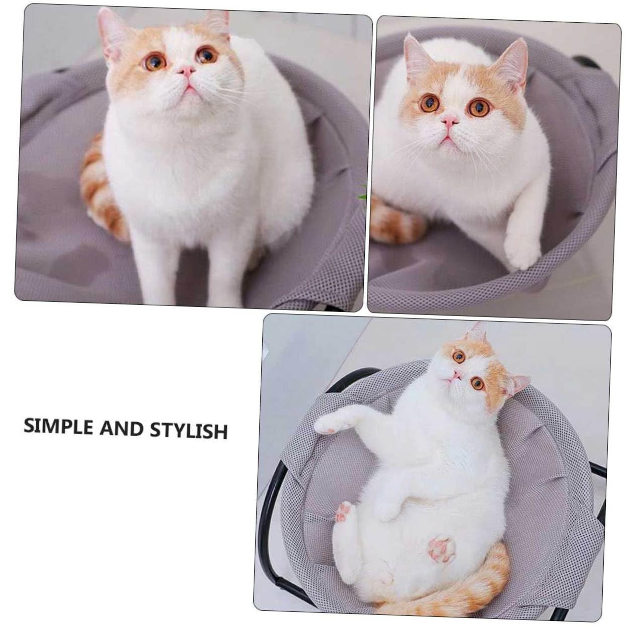 SUPVOX Hamac Surélevé pour Chat Et Chien Lit Confortable Respirant Design Moderne pour Animaux De Compagnie Accessoire pour Maison