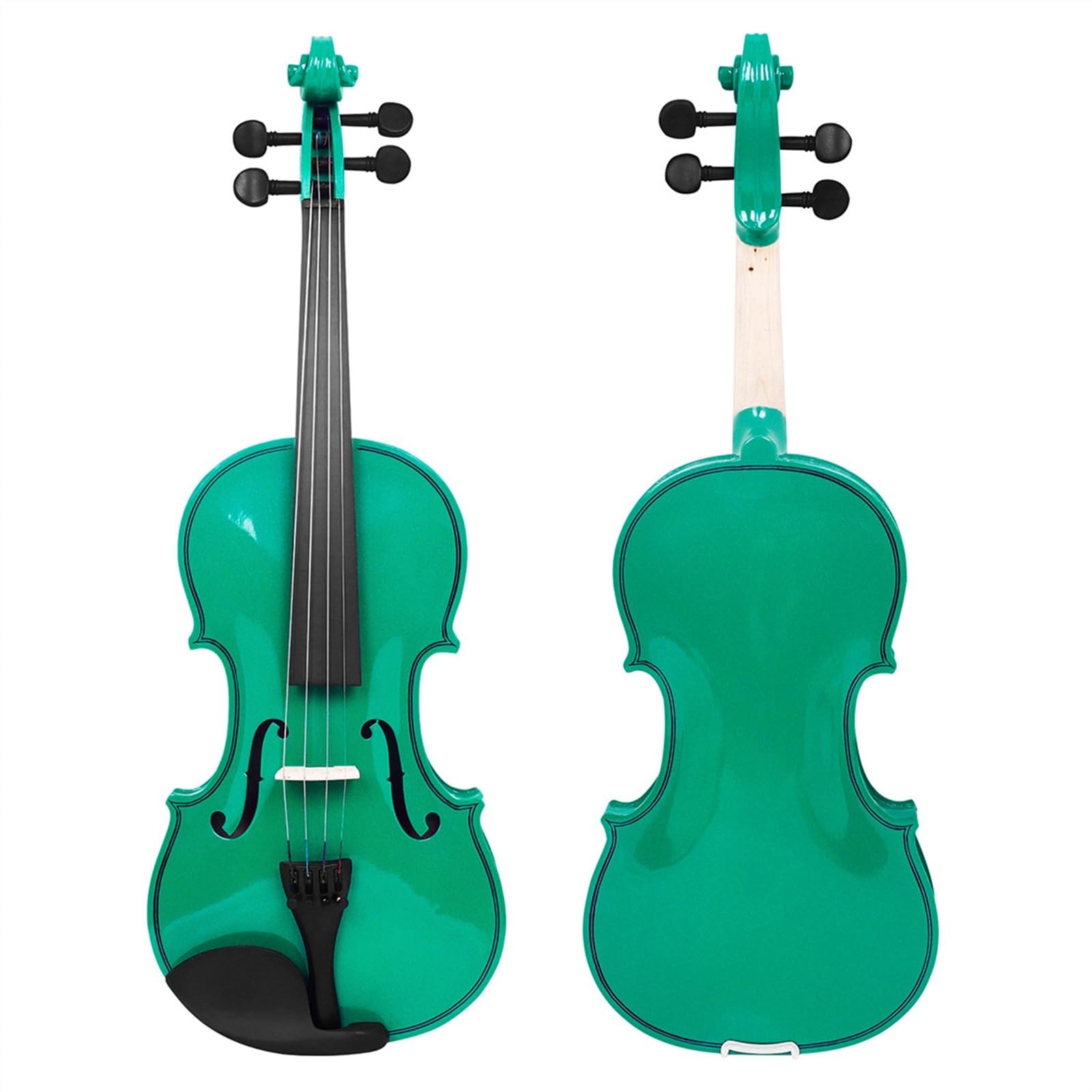 violino per principianti 4/4 Verde Popolare Violino Per Principianti Pratica Adulto Che Suona Violino Violino In Legno Massello