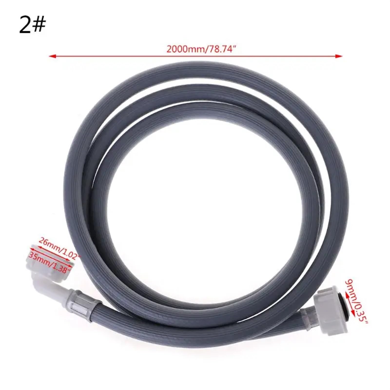 Manguera De Desagüe De La Lavadora Manguera de llenado de alimentación de agua for tubo de entrada de lavavajillas y lavadora con curva de 90 grados