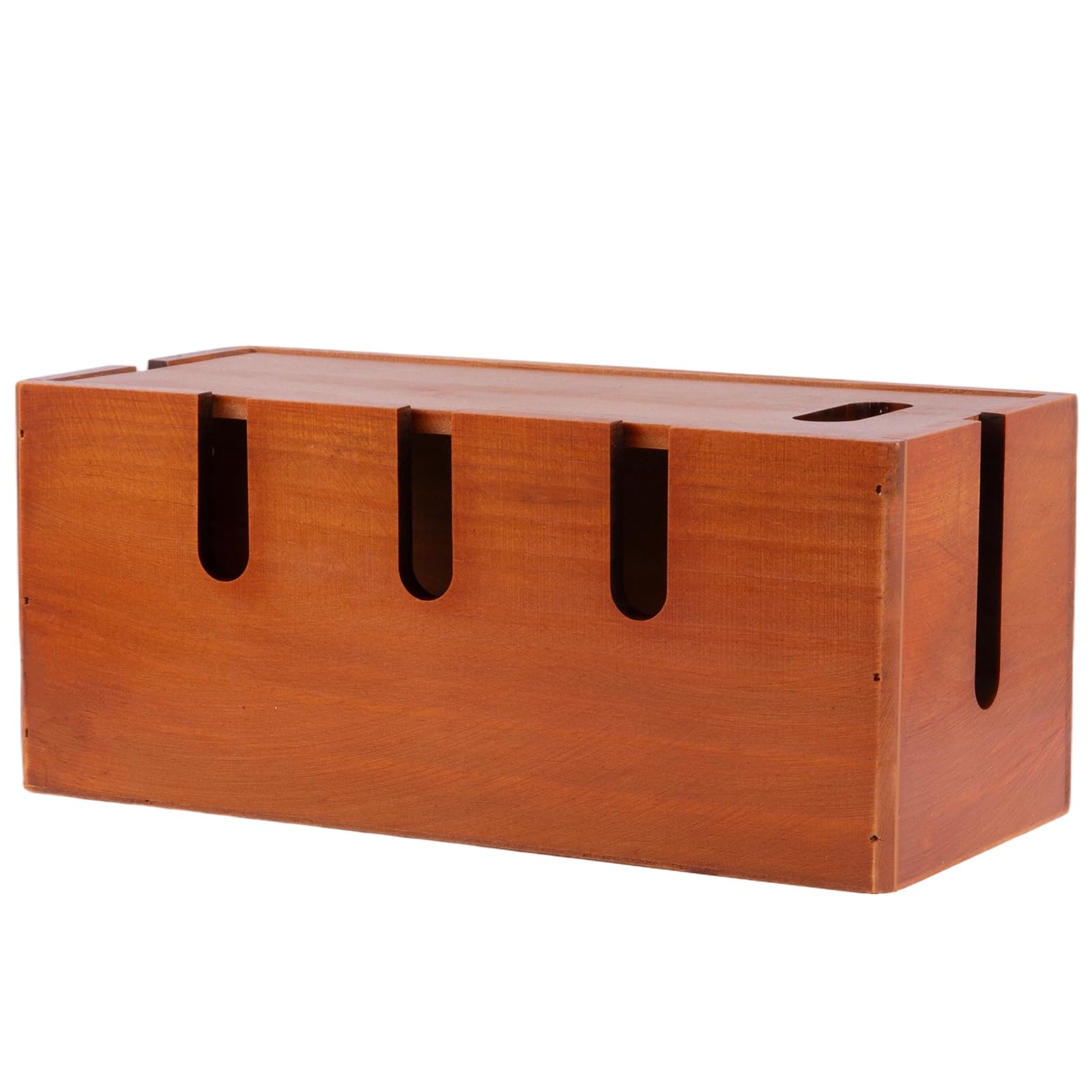 GREENSAPPIRE Cable Management Box Wood Cable Tidy Box to Hide Cables Power Strips Desk Cables Organizer Boxes for Home Office