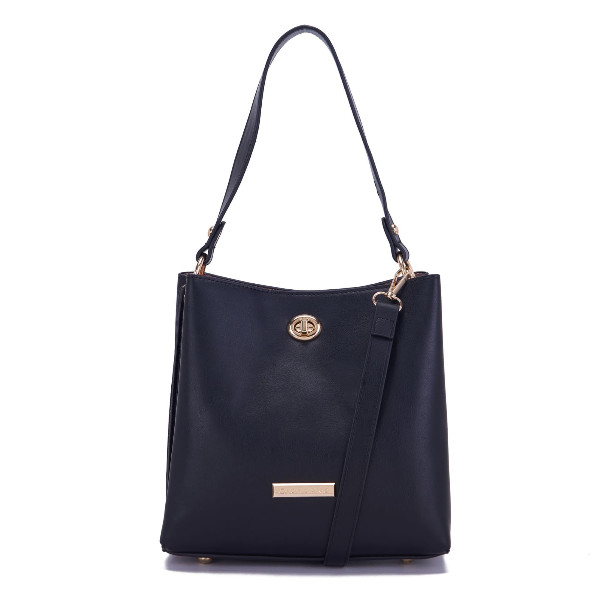 Giordano Hobo Shoulder Bag For Women|Spacious Zipper Compartment With Pu Leather|Handbag For Women & Girls, Black (B0CQCQ4CT2) Amazon Price History, Amazon Price Tracker