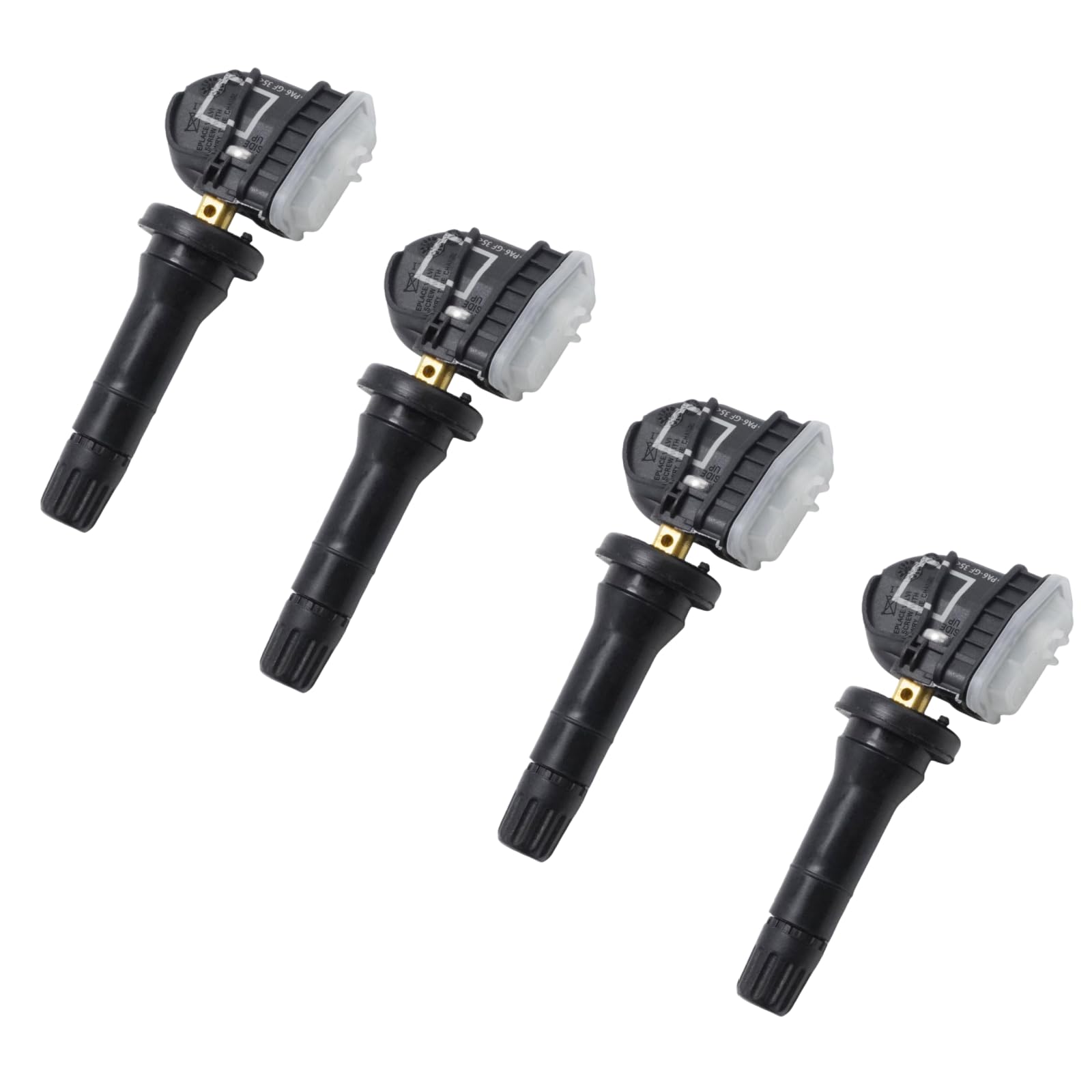 2036832 TPMS Lot de 4 capteurs de pression des pneus de rechange pour Ford Ecosport, Focus, Fiesta, Mondeo, Ranger, remplace 1862980, 2318530