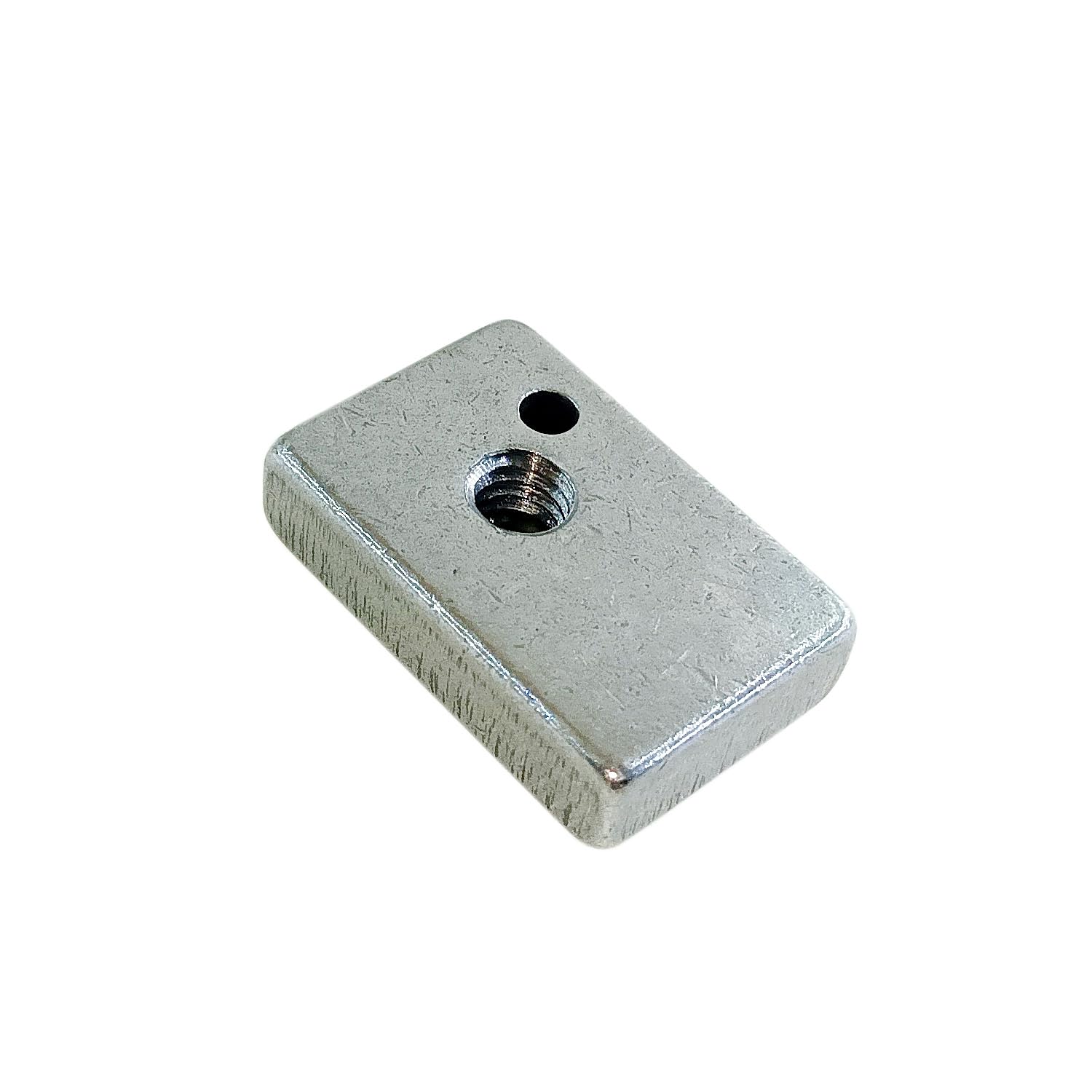 2SETS PLAIN IRON BASE/SPRING DECK TATTOO MACHINE FRAME PARTS US 8-32 THREAD 1018 LOW CARBON STEEL WIRE CUT RAW FINISH