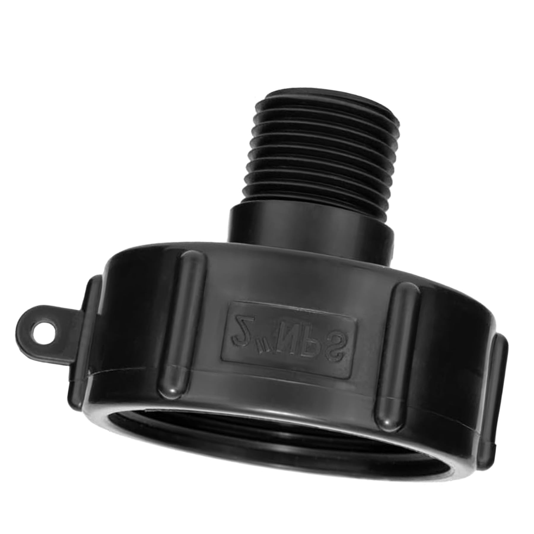 LEPEVNEY 275-330 Gallon IBC Tote Adapter - Food Grade, Leakproof, 2" Fine Thread x Male 3/4" G Hose - 2"NPS-3/4"