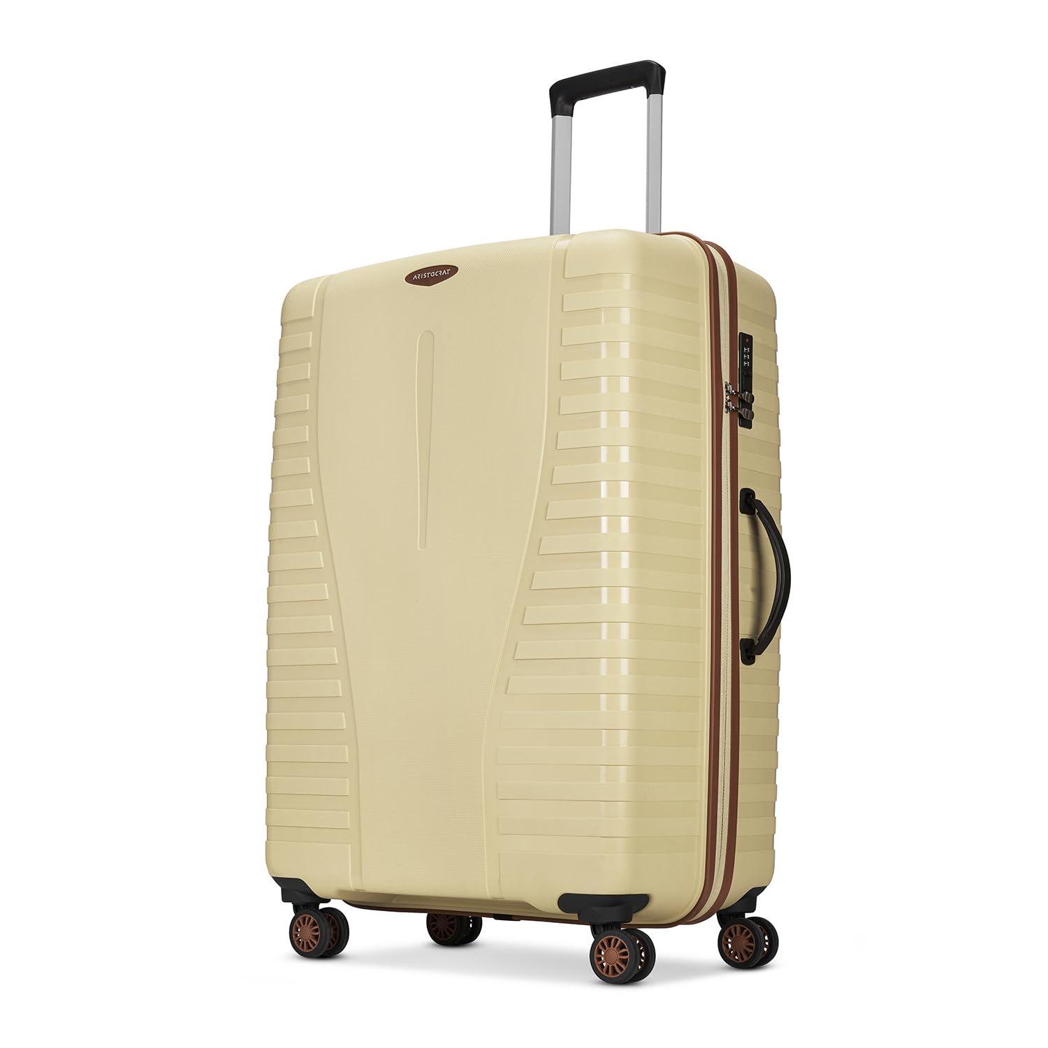 Aristocrat Airpro Max 8-Wheel Large Hard Case Trolley Bag,Mojave Desert