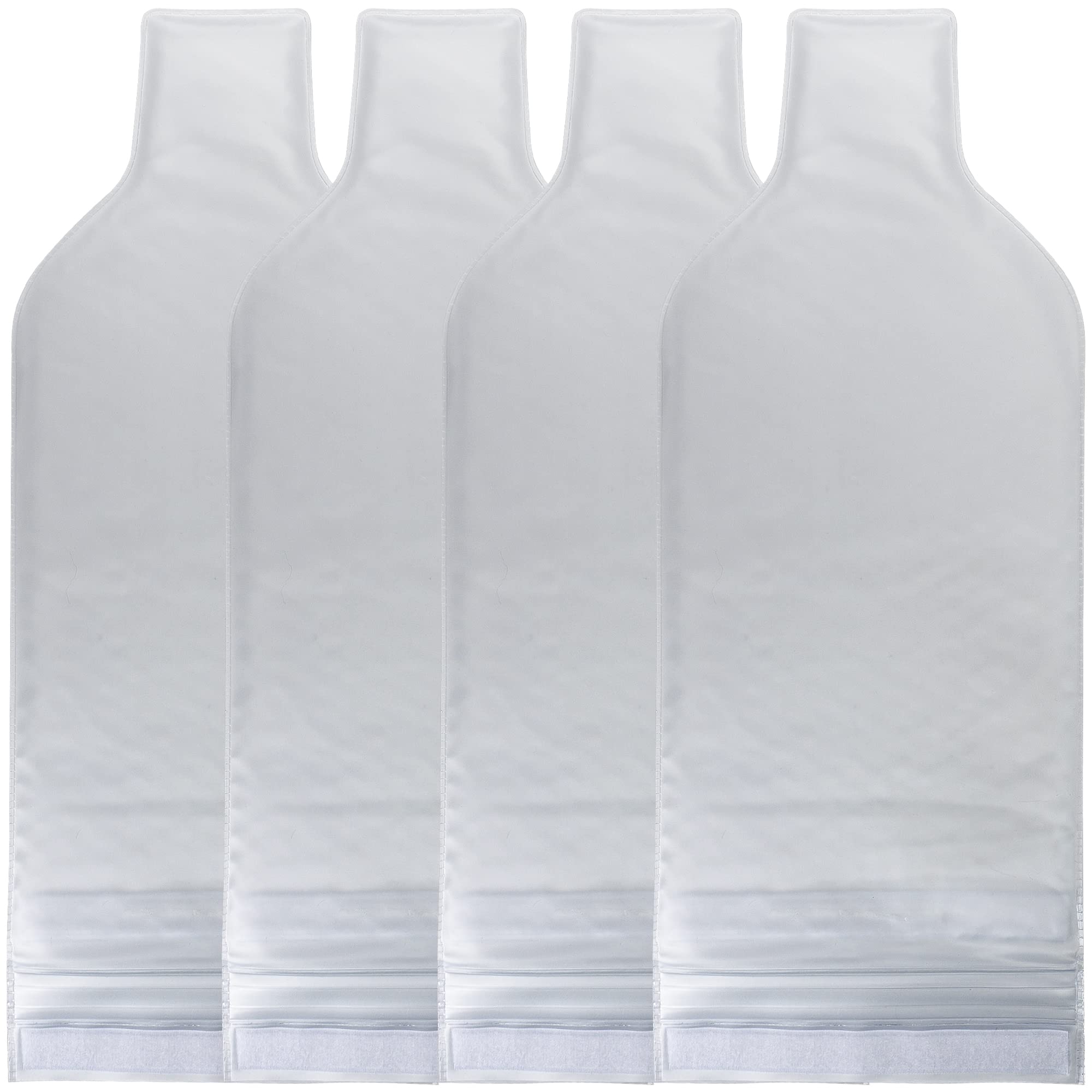Wine Bags for Travel, Reusable Wine Bottle Protector Bags for Airplane Travel, Double Inner Bubble Wrap Wine Sleeves for Luggage Suitcase 4 Set (8 pcs)