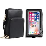 Crossbody Cellphone Purse Women Touch Screen Bag RFID Blocking Wallet Handbag Shoulder Strap