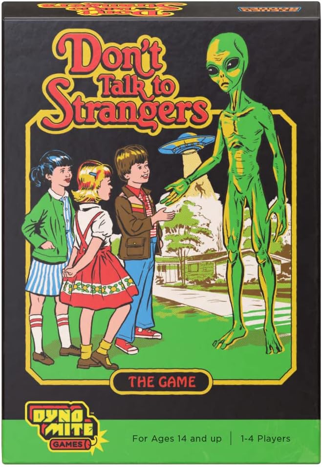 Cryptozoic Entertainment Don’t Talk to Strangers - Board Game - 1-4 Players - Steven Rhodes Artwork - Dynomite Games