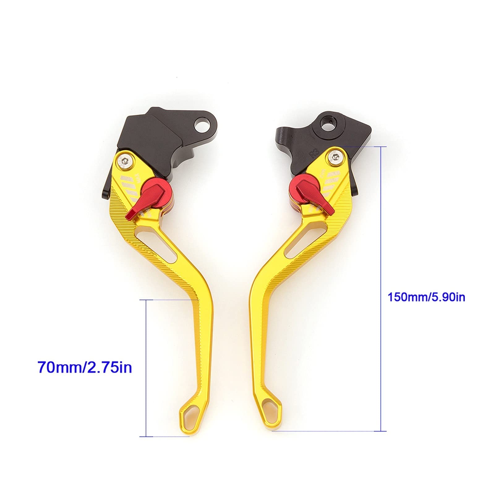3D In Alluminio Moto Regolabile Leva Frizione Freno Per Suzuki Gsx-r125 GSXR 125 2017-2018 Gsx-r150 GSXR 150 2017-2018 GSXR125 Leva Freno Frizione (Colore : B1)