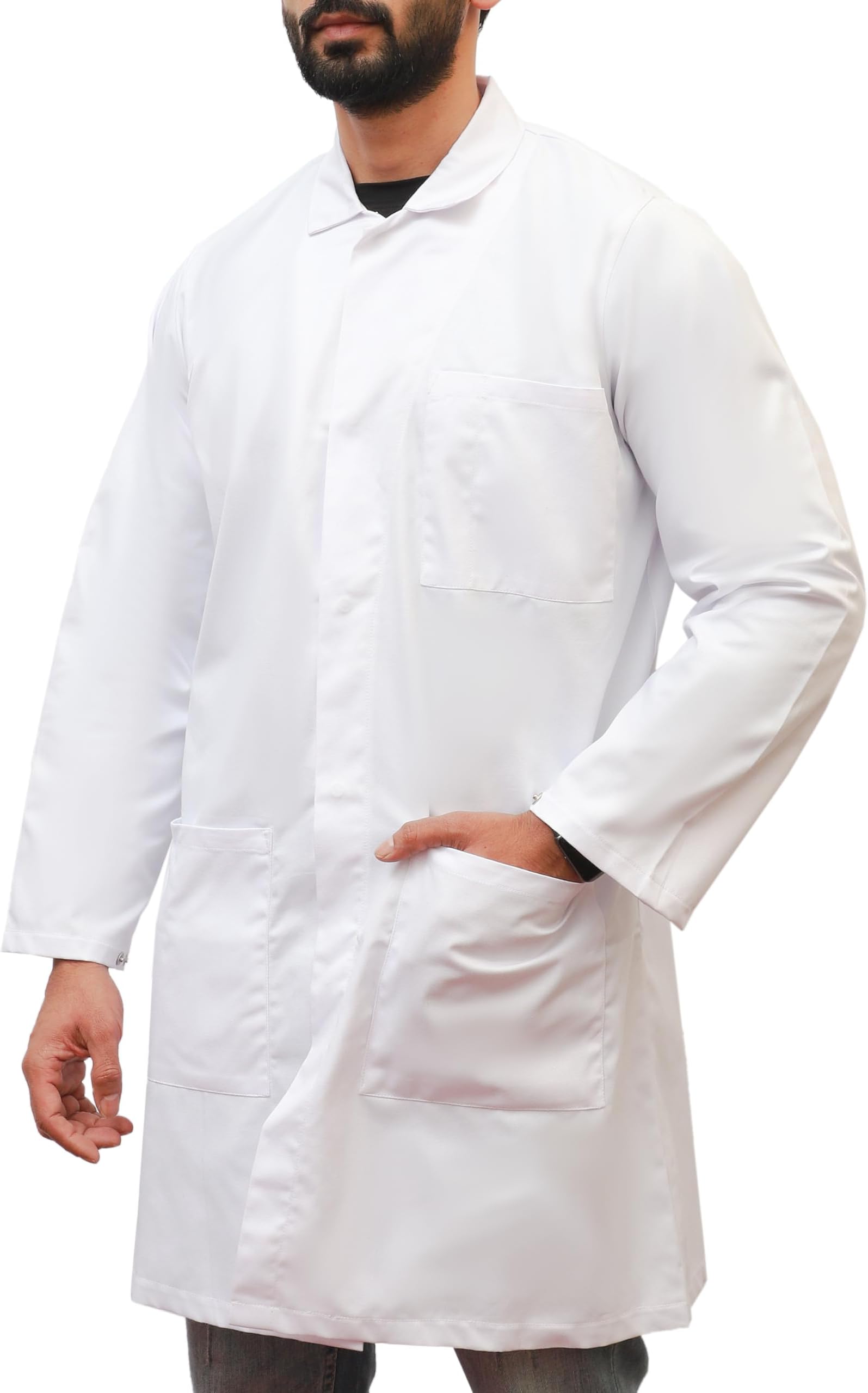PerkinLab Coat Doctors Coat Work Coat White Coat