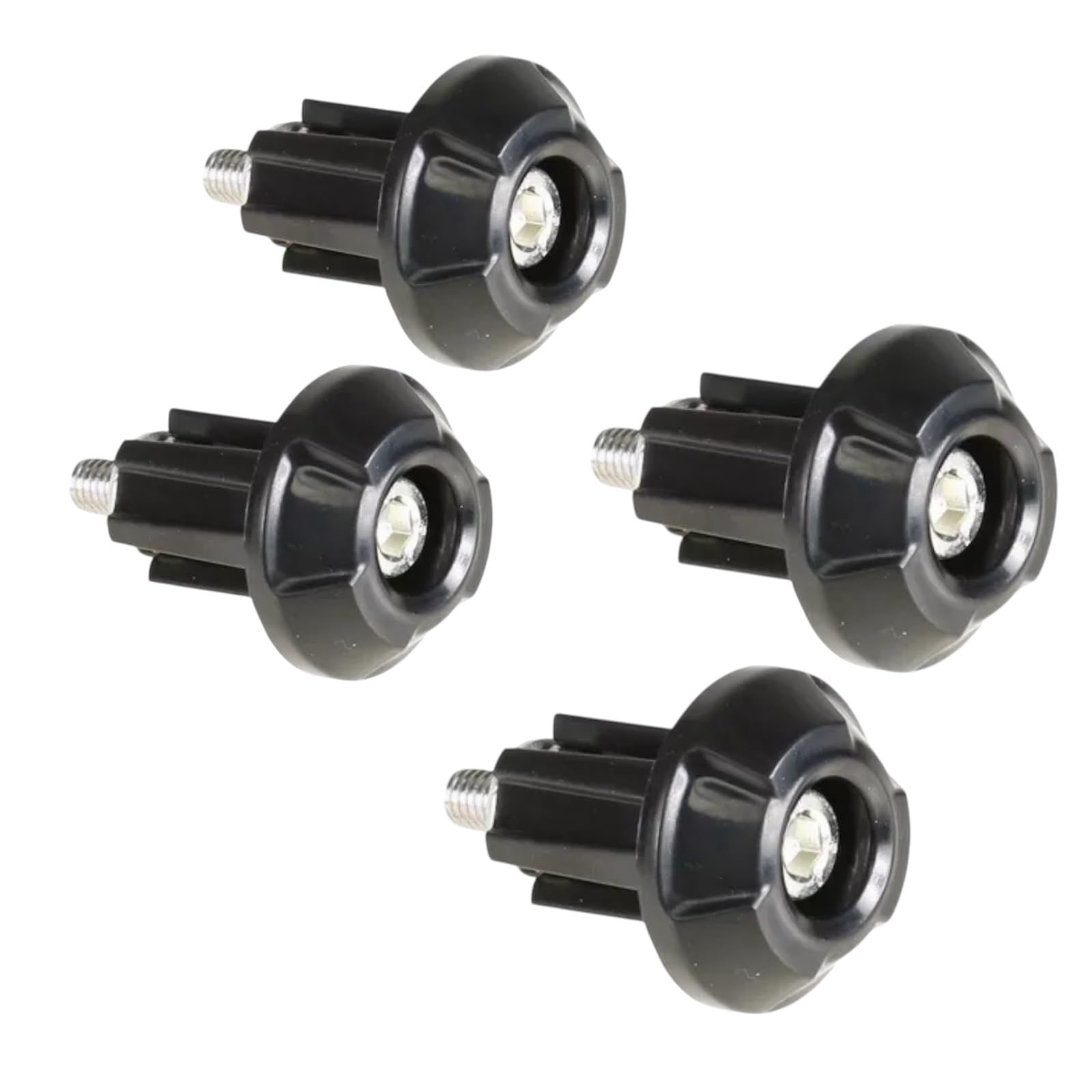 Bike Handle Bar Ends Weight Set Compatible for FZ | Heavy Duty Handlebar End Caps Anti-Vibration Stabilizer | Premium Metal Finish Motorcycle Handle Grip Balance Weights (Black) Set of 4-image-15