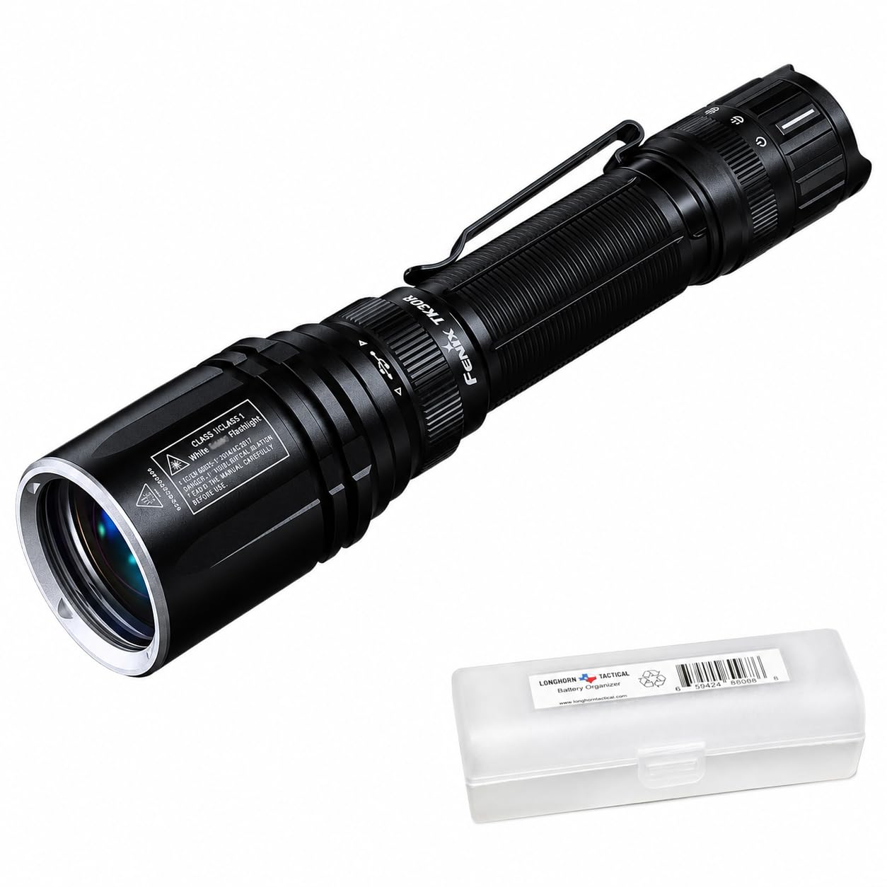 TK30R 1640 Yard Throw Rechargeable LEP Long Throw Search Flashlight