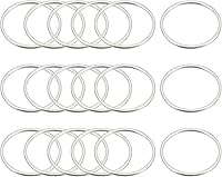 Vista 14 de MECCANIXITY Aretes redondos con cuentas, anillos de eslabones circulares para hacer joyas