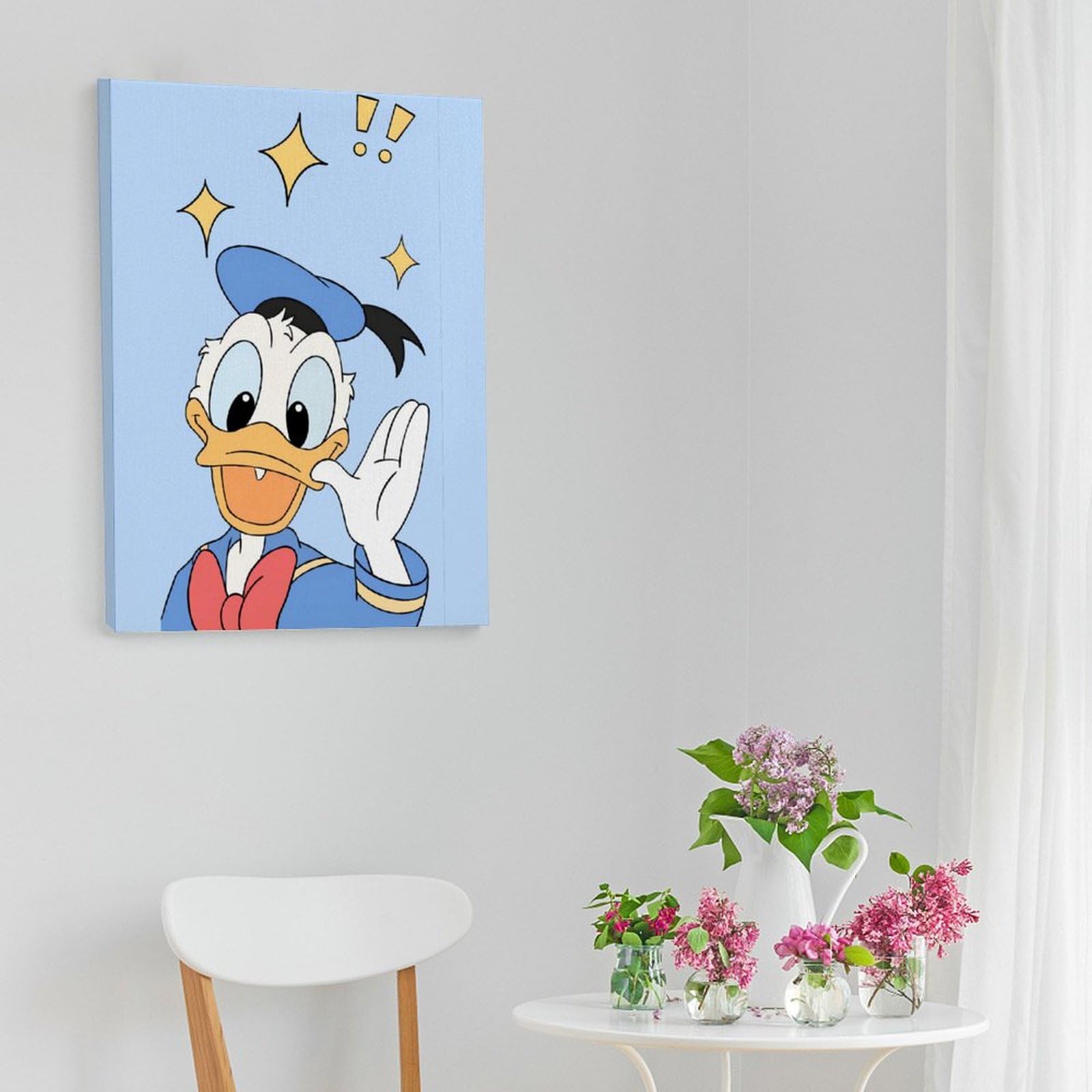 Amazon.co.jp: アートパネル ドナルドダック 装飾画 30x40cm モダン