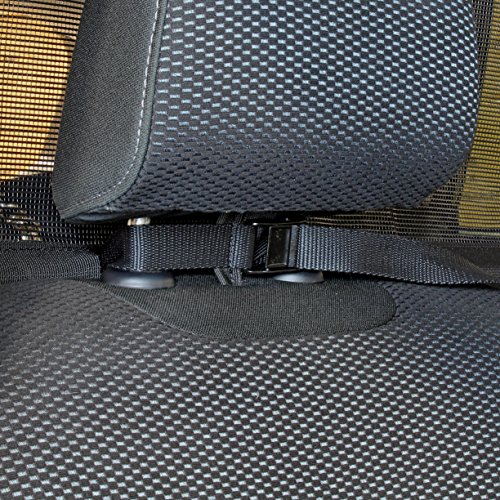 Bushwhacker Deluxe Dog Barrier 56" Wide for Trucks, Large SUVs, Full-Sized Sedans – Backseat Divider, Mesh Net Screen Shield for Cargo Area Behind Front Seats, Vehicle Gate for Dog Safety and Travel - Image 4
