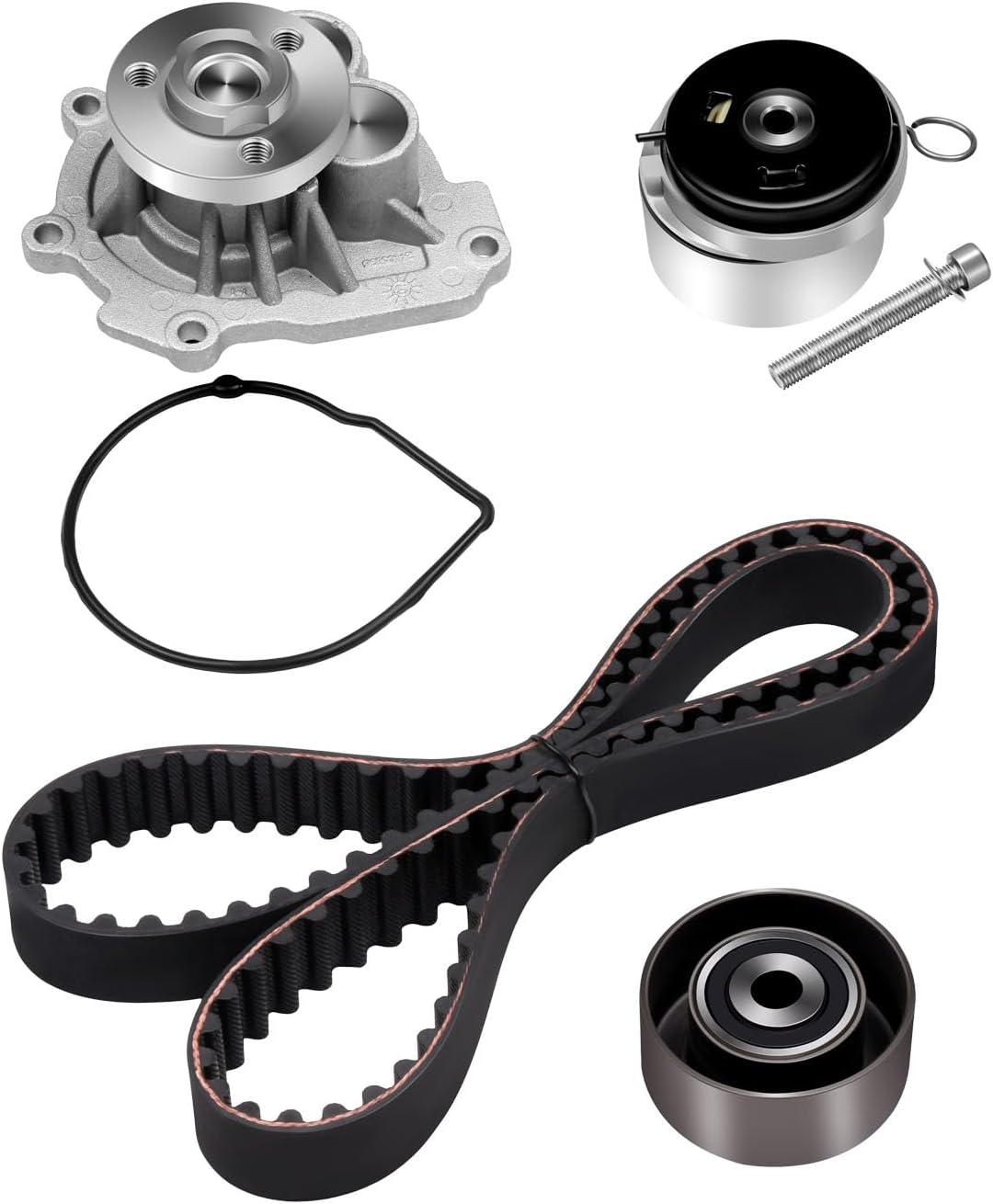 SCITOO Timing Belt and Water Pump Kit with Tensioner