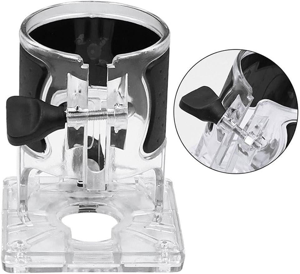Trimmer Base Woodworking Trimmer Router Transparent Base Power Tool Protective Accessory Hand Tools Woodworking Tools and Equipment