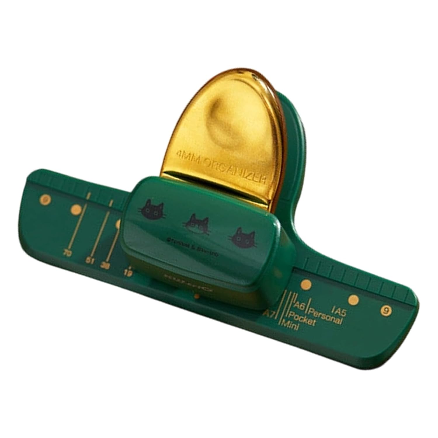 Duty 3 Hole Puncher 8 Sheets Capacity 4mm Round Hole Punches with Alignment Guide for and Industrial Use Puncher