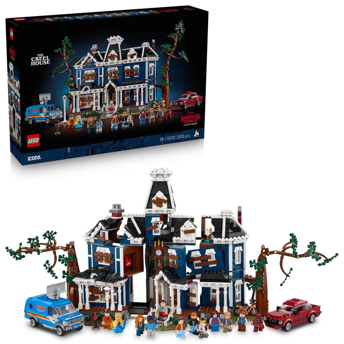 LEGO 11370 Icons Stranger Things: Creel Ailesinin Evi 2593 Parça Yapım Seti