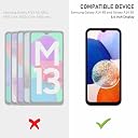 SupCares Tempered Glass for Samsung Galaxy A14 4G and Samsung Galaxy A14 (6.6 Inch) With Installation Kit | 9H Edge to Edge Screen Protector | Black gallery image