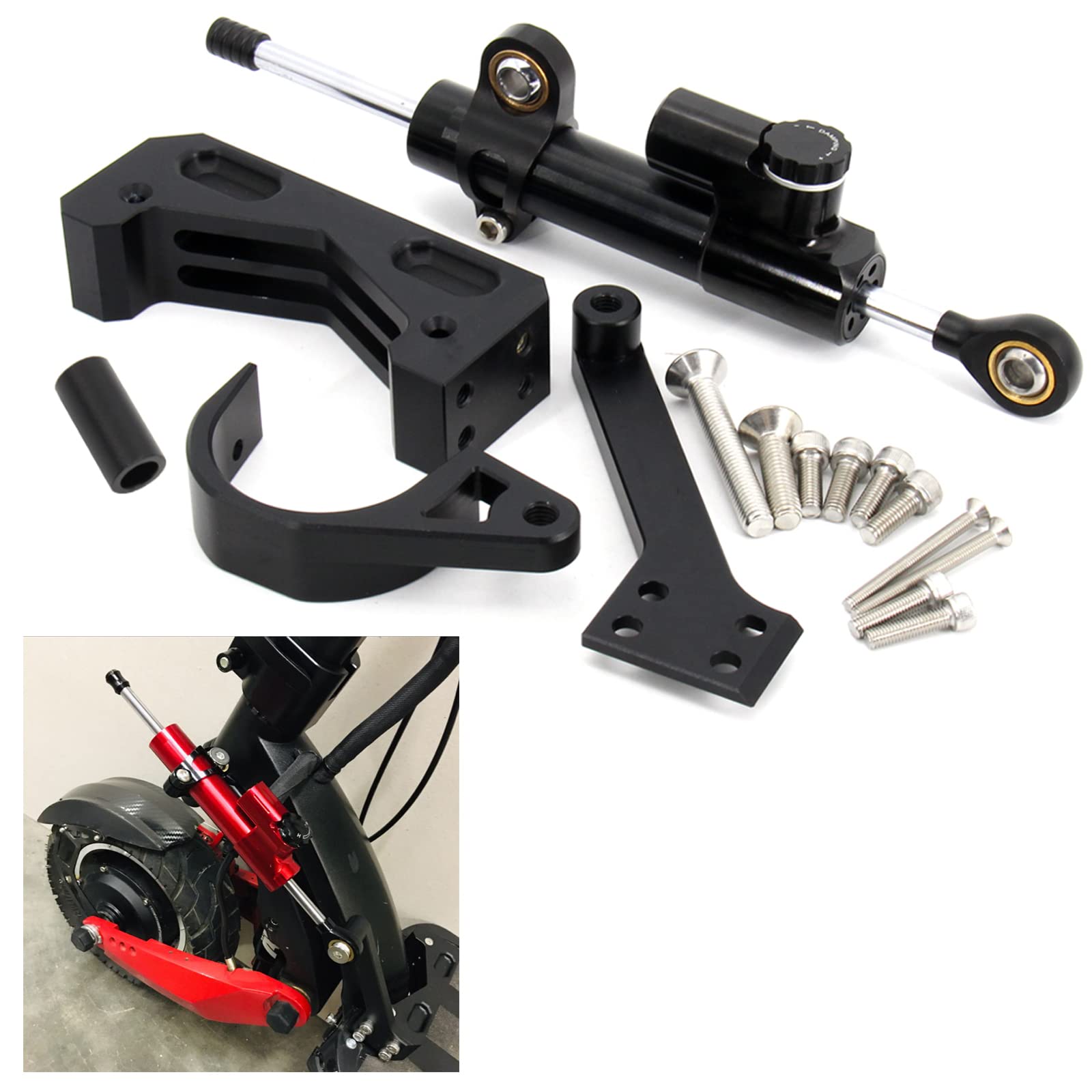Ammortizzatore per Speedual Zero 10 X Monopattino Elettrico Damping Kit di ammortizzatori di stabilizzazione di direzione