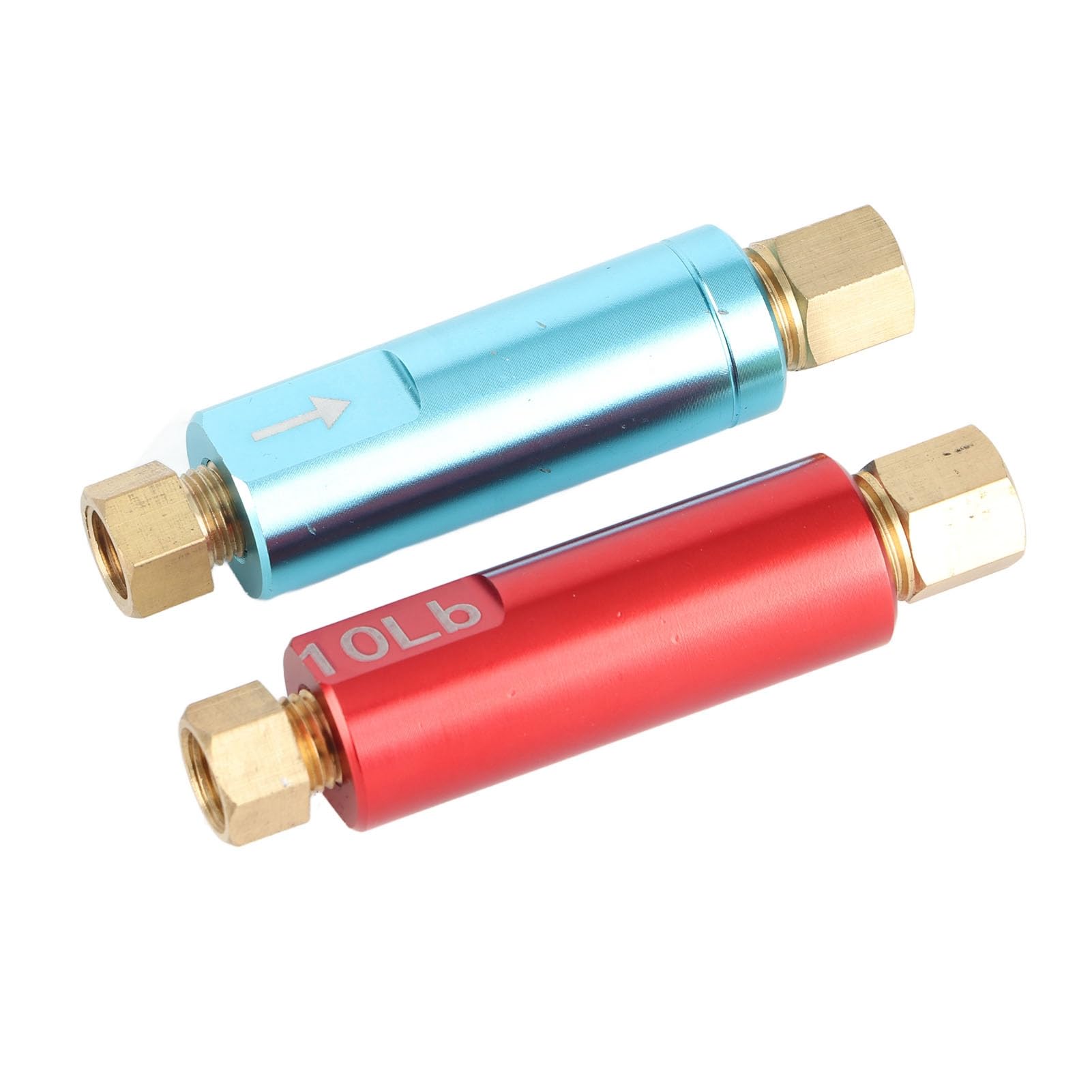 2pcs Valve Résiduelle Métal Frein Résiduel Pression Clapet Anti-retour Universel pour les Voitures de Course