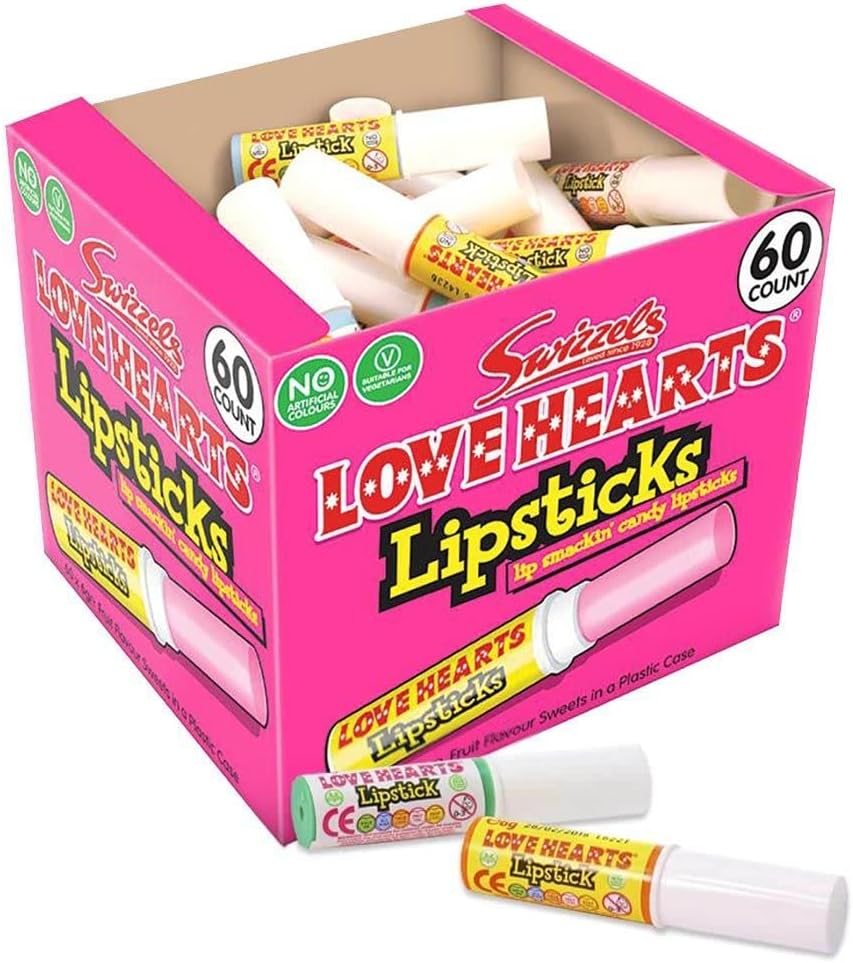 Swizzels Matlow Love Hearts Lipsticks (1 x 60)