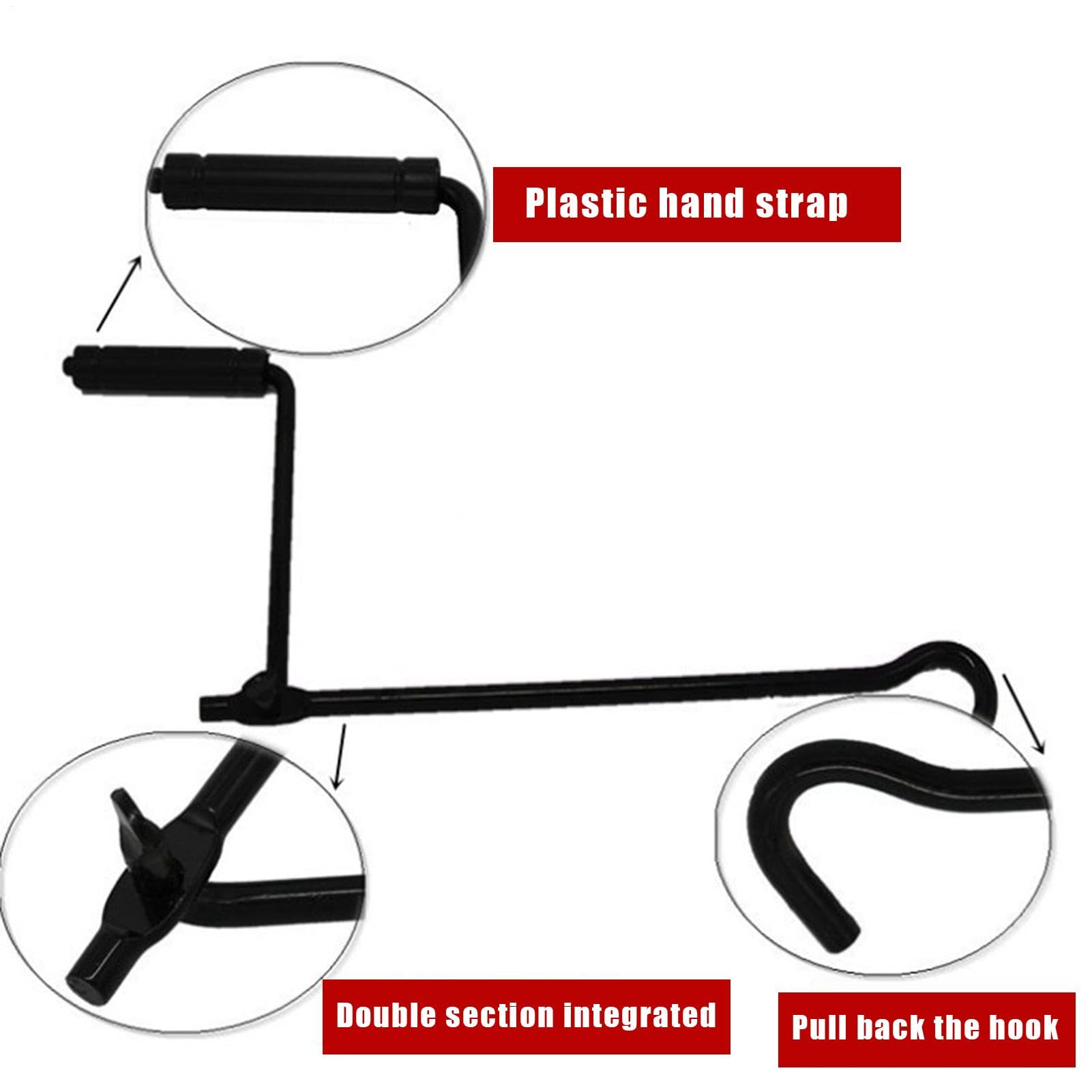 Manivela de Gato para Automóvil - Llave de Rueda para Gato de Tijera con Elevación Conveniente, Manivela Resistente para Reparación de Neumáticos y Automóviles