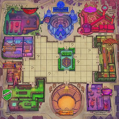 Usaopoly Clue: Critical Role | Solve The Mystery In This Collectible Clue Game Featuring Characters & Locations From Mighty Nein Campaign Officially-Licensed Game, (Cl139-516-002200-04) #TOP1