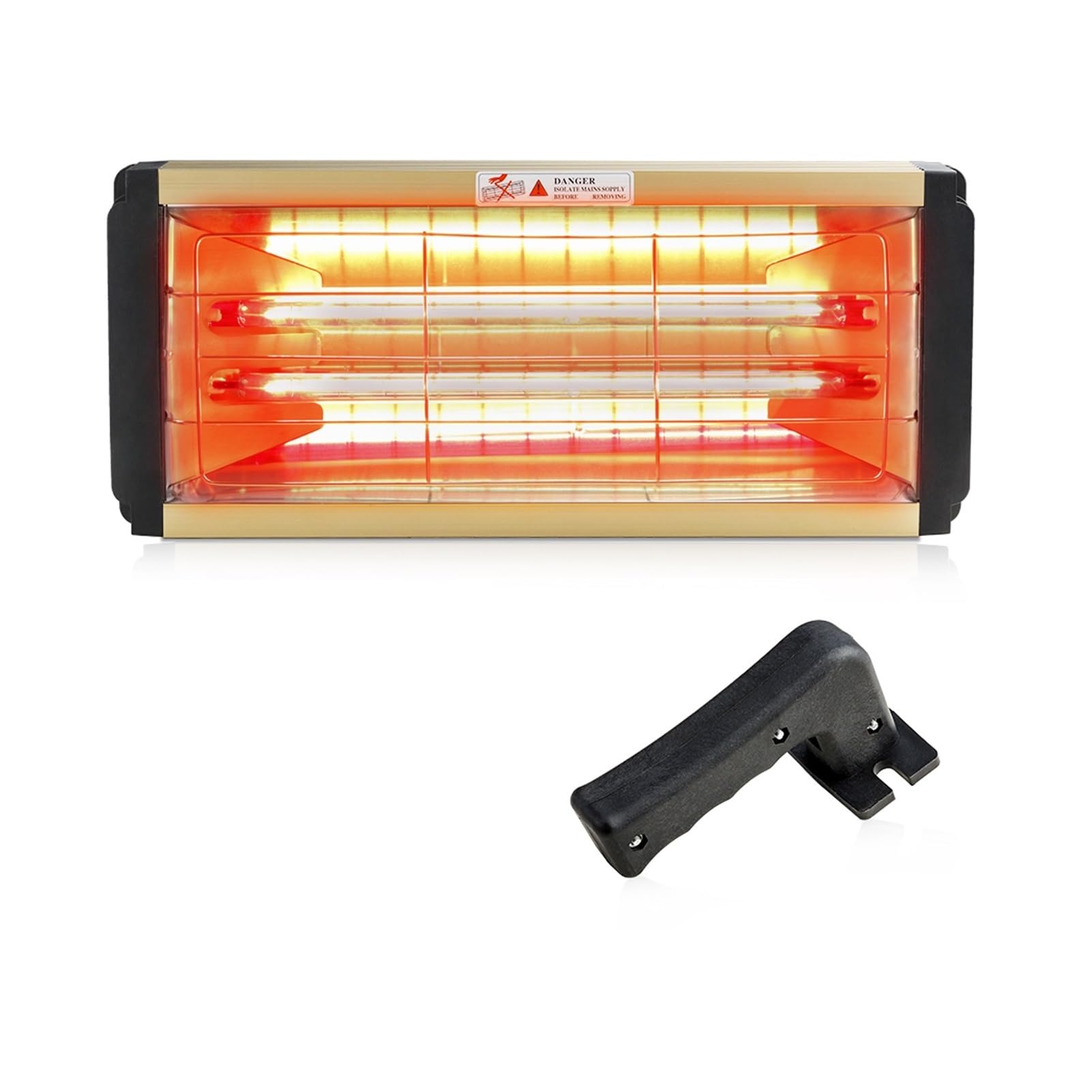 Infrared Paint Lamp, Shortwave Infrared Paint Curing Lamp Spray Baking Booth Light 2000W IR for Car Body Repair Systems