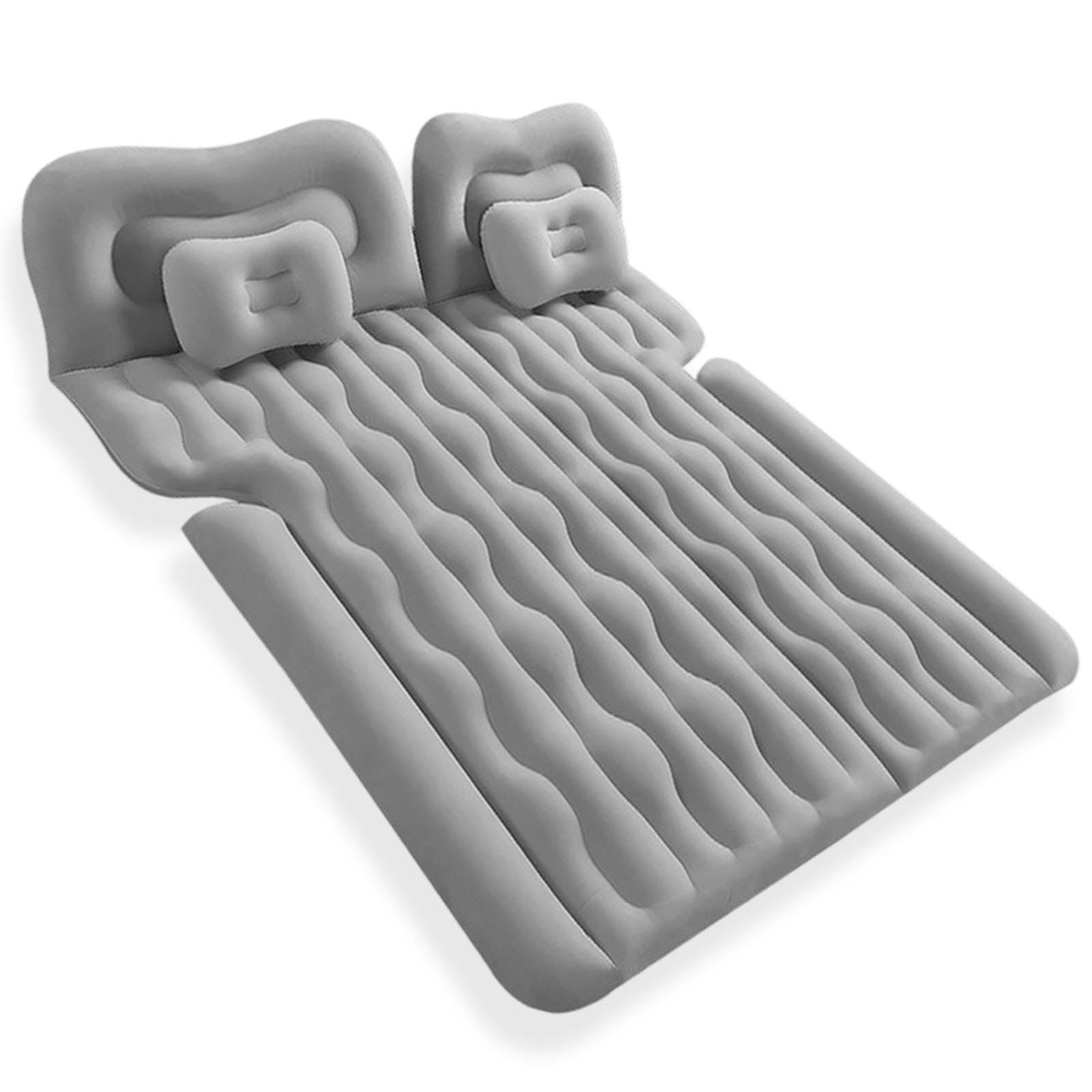 Samochodowy materac dmuchany do Honda CR-V LX SUV 2012-2025, przenośne nadmuchiwane łóżko na tylne siedzenie bagażnika, flokowana powierzchnia, na kemping, podróż, do SUV-a, MPV, minivan, szary