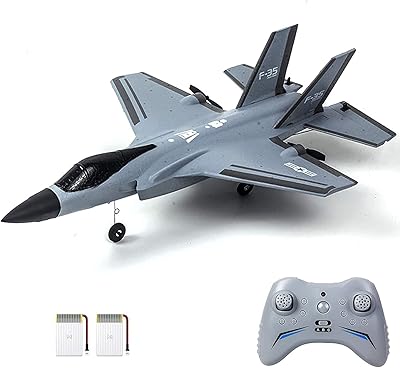 LBKR Tech Remote Control Airplane,2.4Ghz 4 Channels RC Plane, 3D/6G Fly Modes Remote Control Airplane Ready to Fly, RC Jet for Advanced Kids Adult Beginner