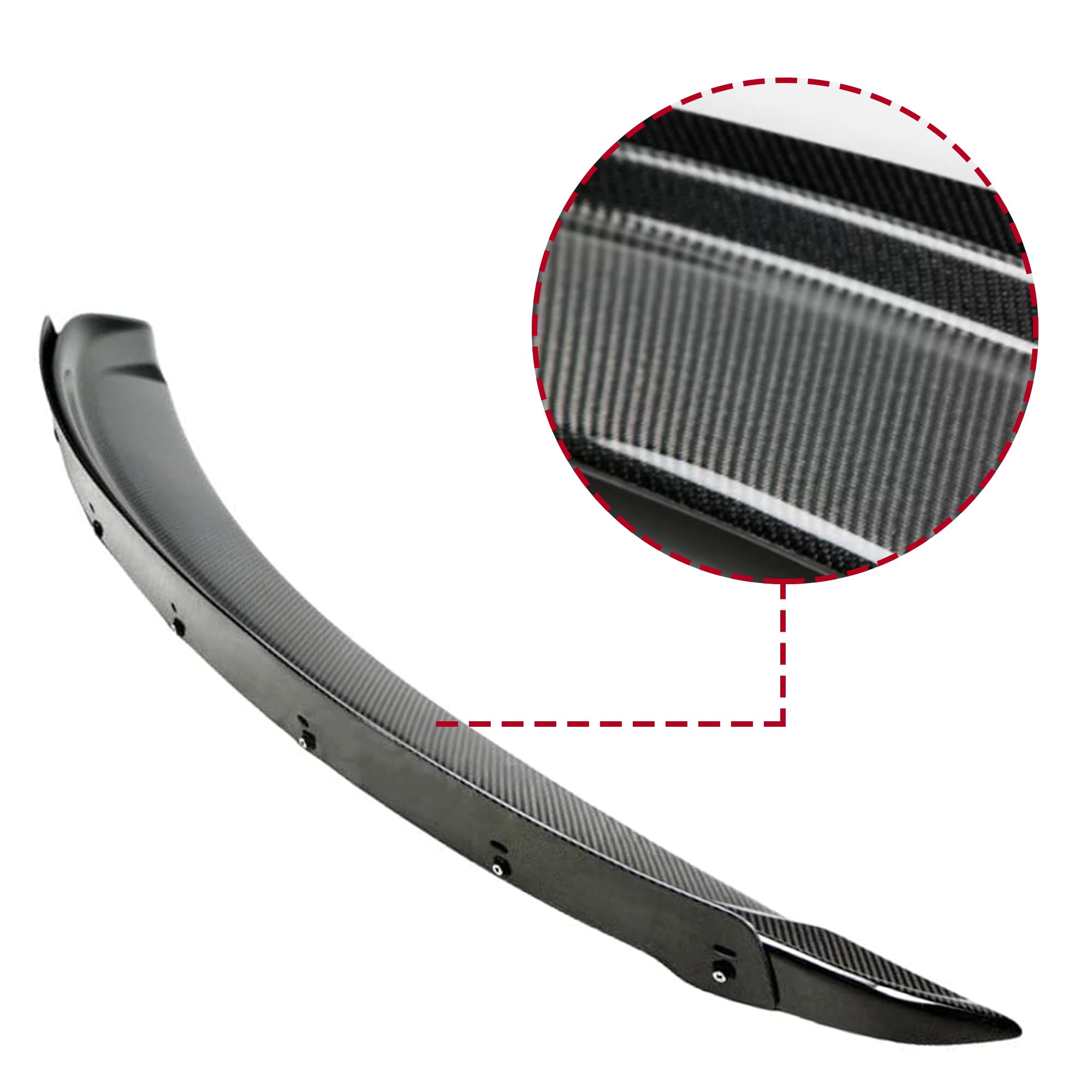 Rear Spoiler Wing Trunk Spoiler Compatible with Chevy Camaro 2014-2015,Rear Spoiler ZL1/Z28 Style W/Black Wickerbill (Carbon Fiber Style)