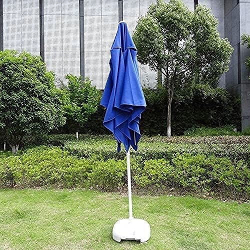 Housewares Sun Parasol Umbrella Garden Parasols 2M/6.6' Outdoor Patio Square Garden Table Umbrella, For Outdoor Yard, Beach Commercial Event Market, Swimming Pool Side (Color : Blu (Blue )
