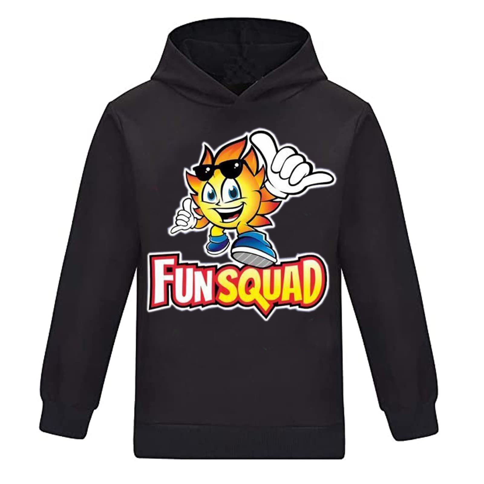 SharkBebeBoys Fun Squad Hoodies Kids New Merch Sweatshirts Fashion Cotton Hoodied for Girls