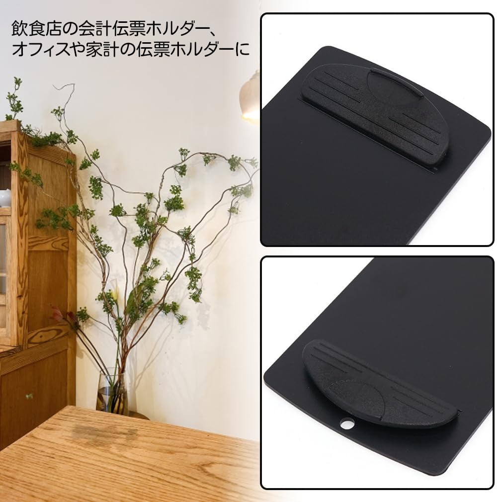 Amazon | GEJ-Tech 伝票ホルダー 伝票クリップボード ファイルクリップ