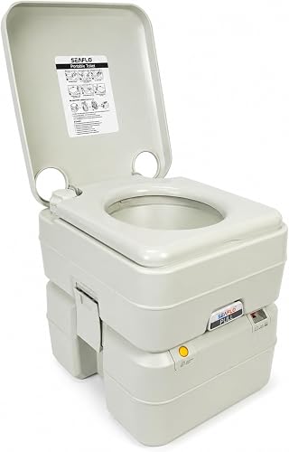 SEAFLO Premium Camping Portable Toilet (5.8 Gallon)