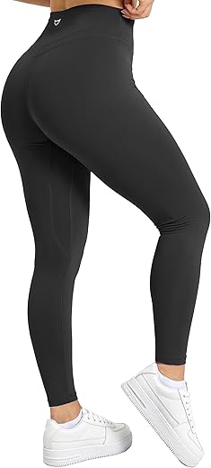 TomTiger Women’s Yoga Pants 7/8 High Waisted Workout Yoga Leggings for Women Butt Lifting Tummy Control Booty Tights