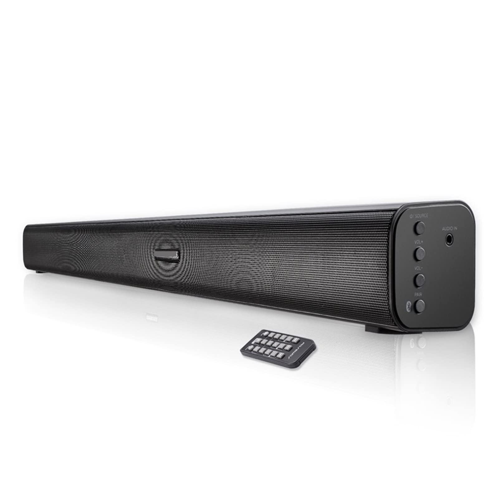 Barra de sonido para TV, PC, Bluetooth, barra de sonido inalámbrica, 4 sistemas de entretenimiento para el hogar para montar en la pared