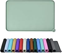 Vista 26 de Tapete de silicona para cuenco de perro y gato, antiadherente, para alimentos, impermeable, varios colores, tamaños y propósitos